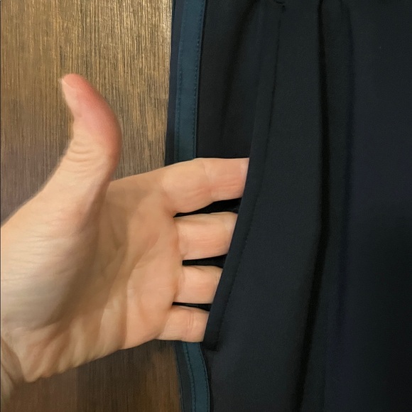 Adidas Navy Joggers with Stripes Medium - Picture 13 of 14